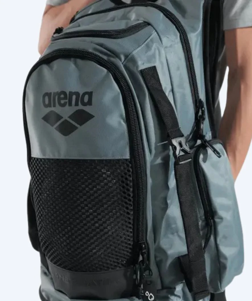 Arena swim bag - All Set 45L - Sage/black - Image 11