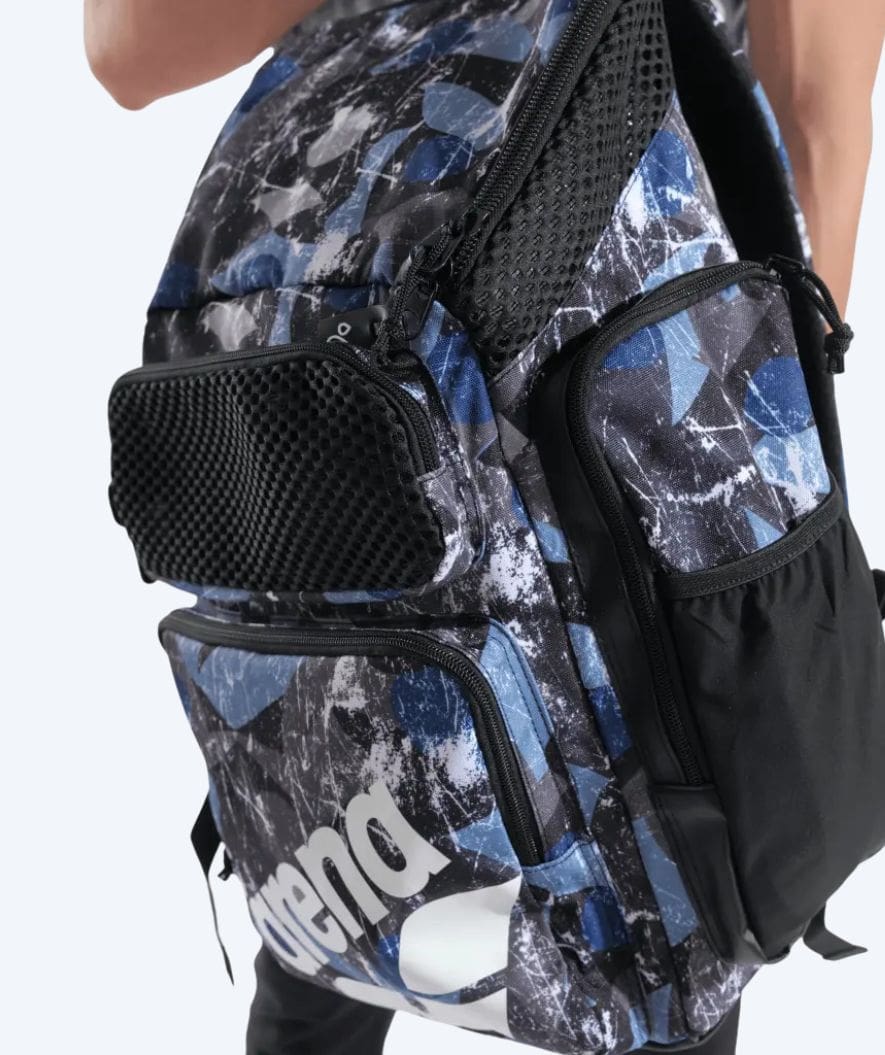 Arena swim bag - One Go 45L - Blue/light blue - Image 11