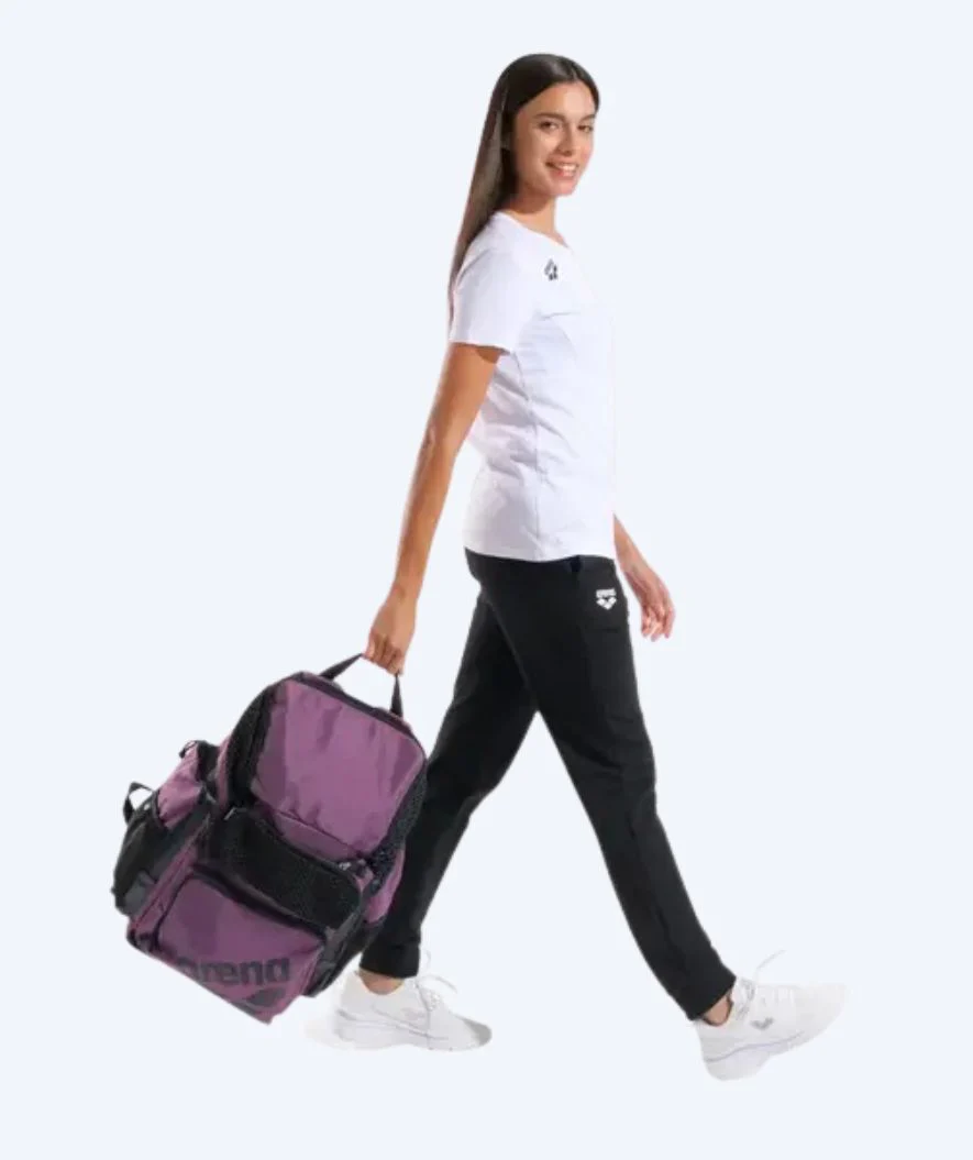Arena swim bag - One Go 45L - Purple/black - Image 8