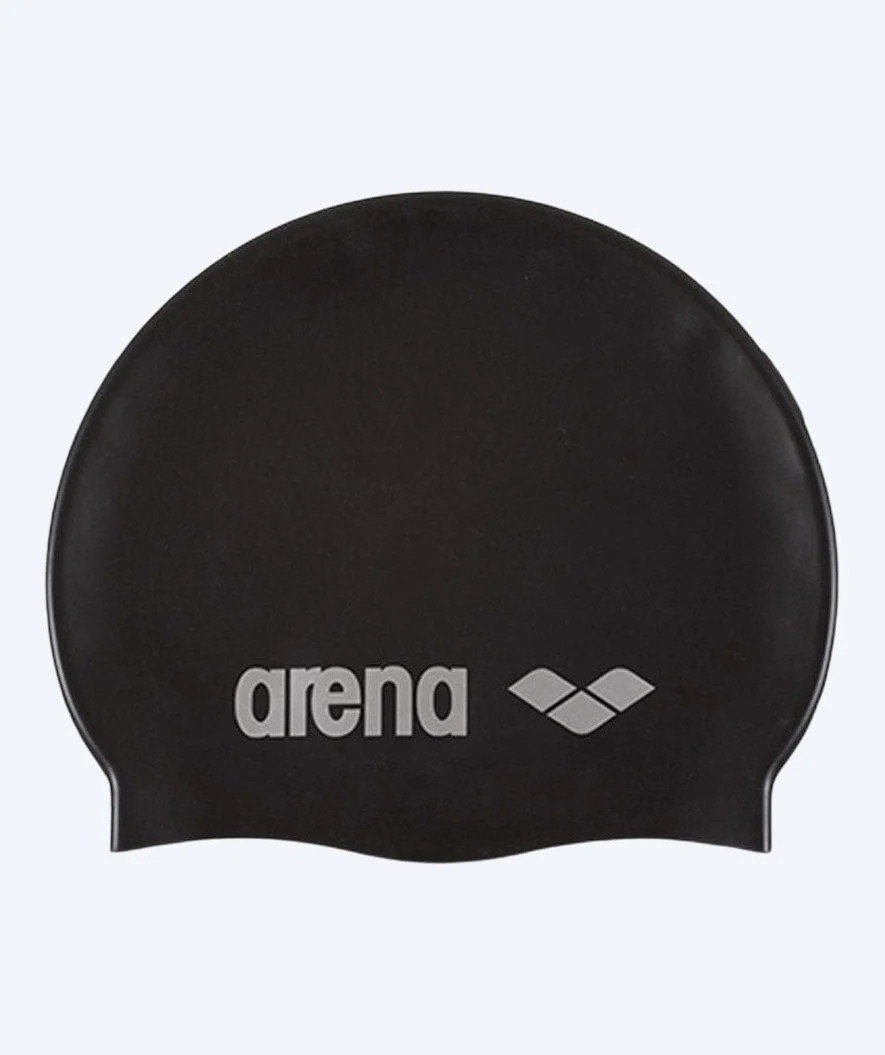 Arena swimming cap - Classic Silicone - Black