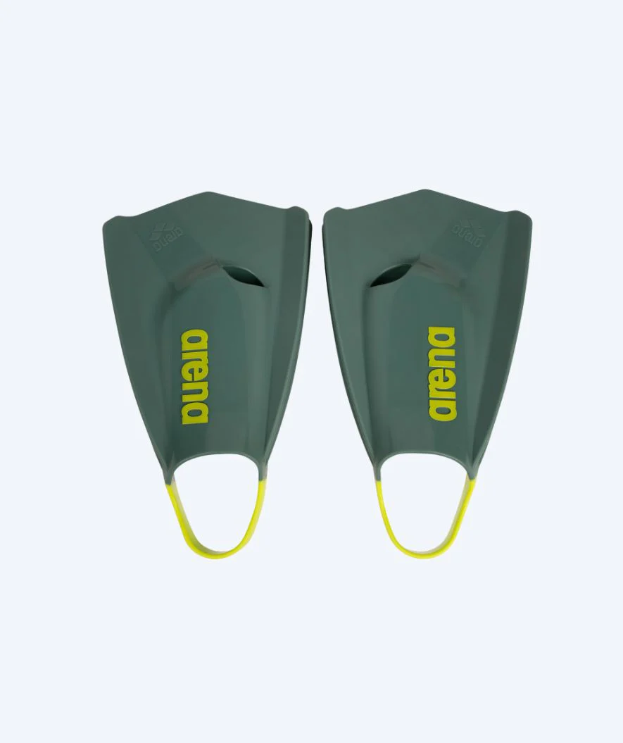 Arena swim fins - Powerfin Pro || - Dark green/yellow (Limited 2026)