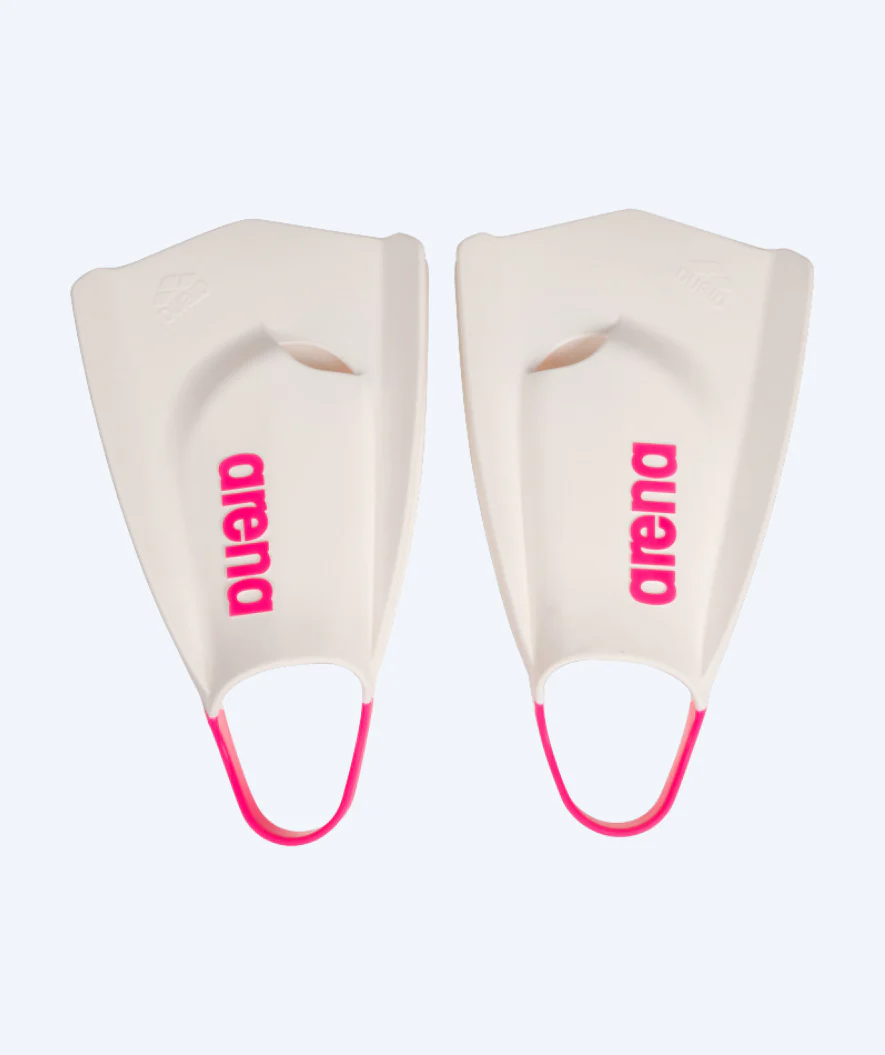 Arena swim fins - Powerfin Pro || - White/pink (Limited 2026)