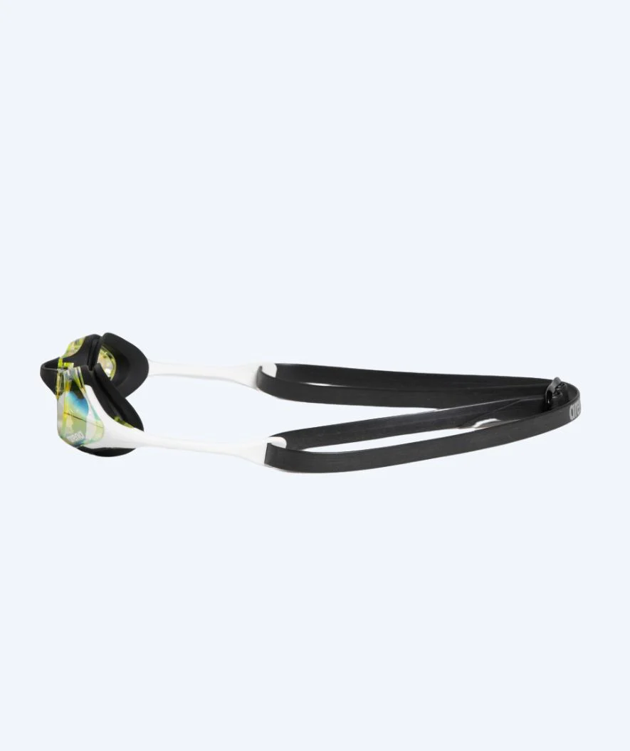Arena swimming goggles - Cobra SWIPE Mirror - Yellow/white - Image 3