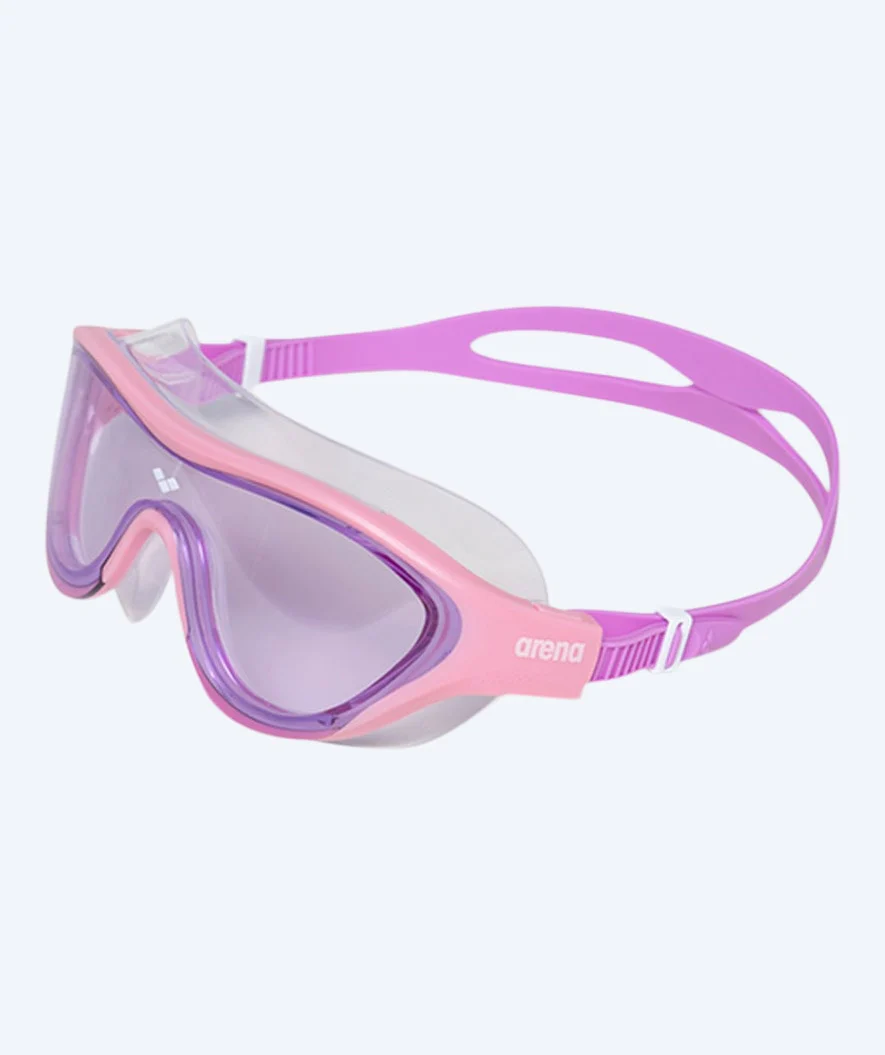 Arena swim mask for kids (6-12) - The One - Light pink - Image 2