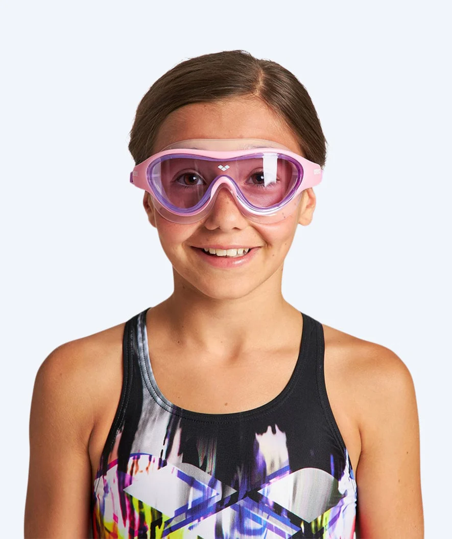 Arena swim mask for kids (6-12) - The One - Light pink - Image 3
