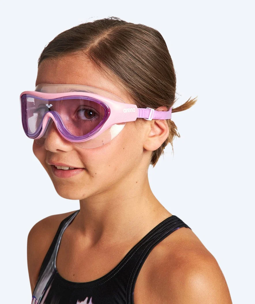 Arena swim mask for kids (6-12) - The One - Light pink - Image 4