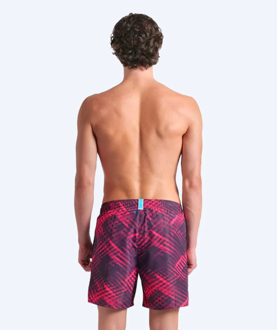 Arena swim shorts for men - Water Prints - Light pink - Image 2