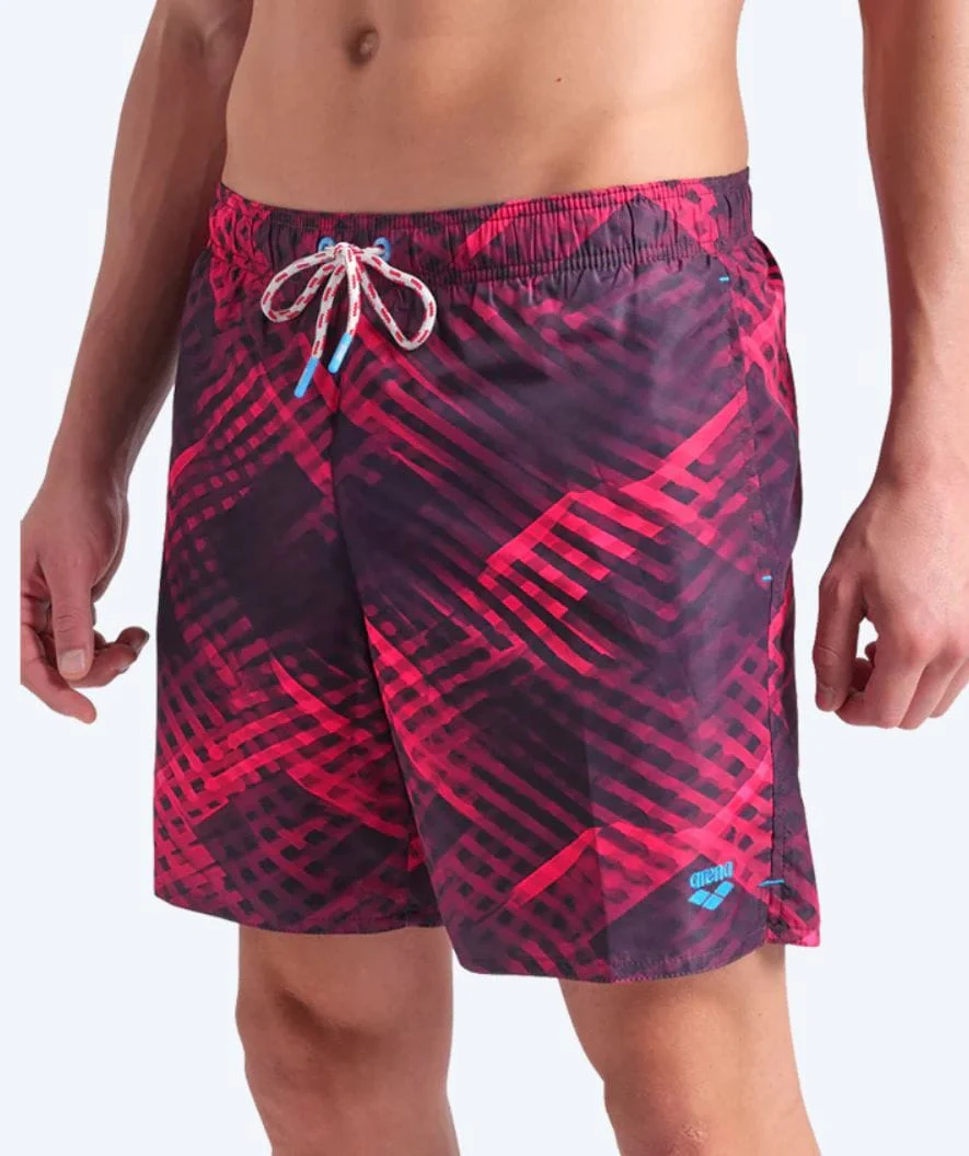 Arena swim shorts for men - Water Prints - Light pink - Image 4