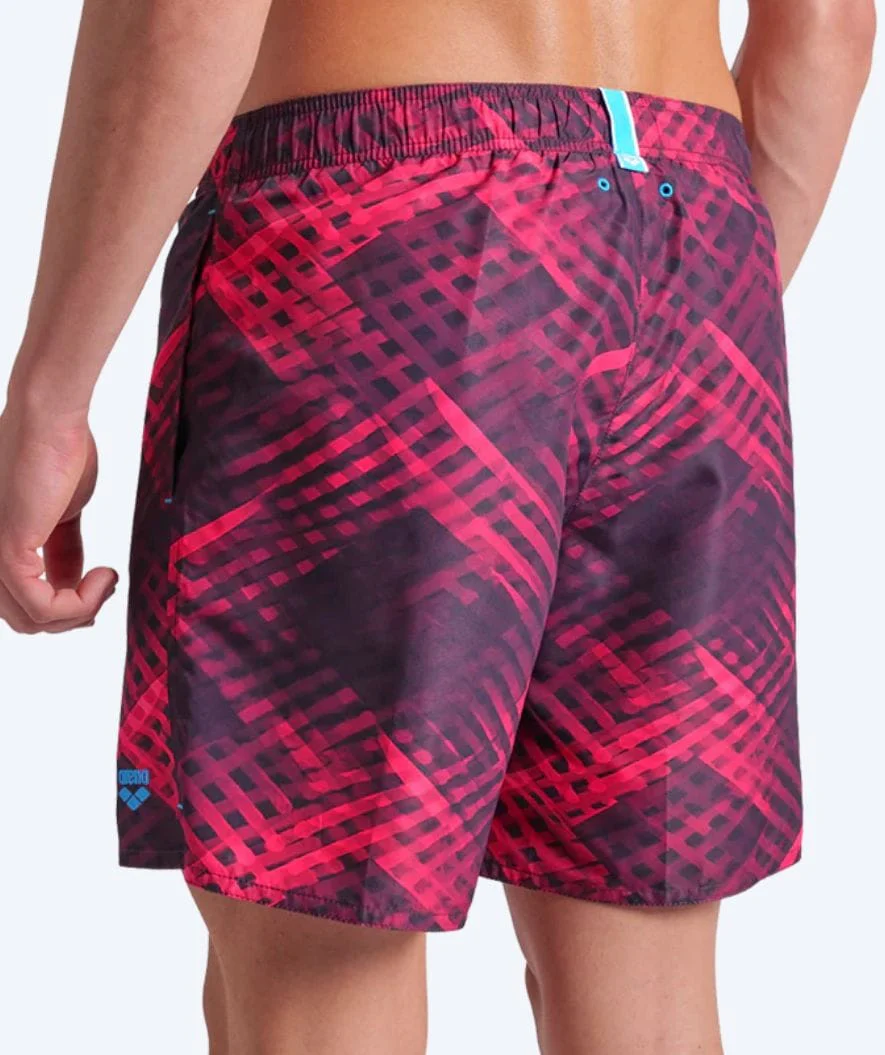 Arena swim shorts for men - Water Prints - Light pink - Image 5