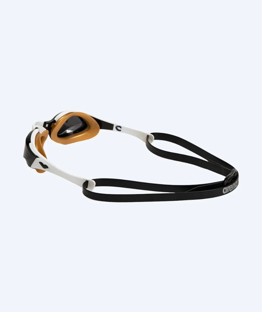 Arena swimming goggles - Cobra Edge SWIPE - White/gold (Smoke lens) - Image 2
