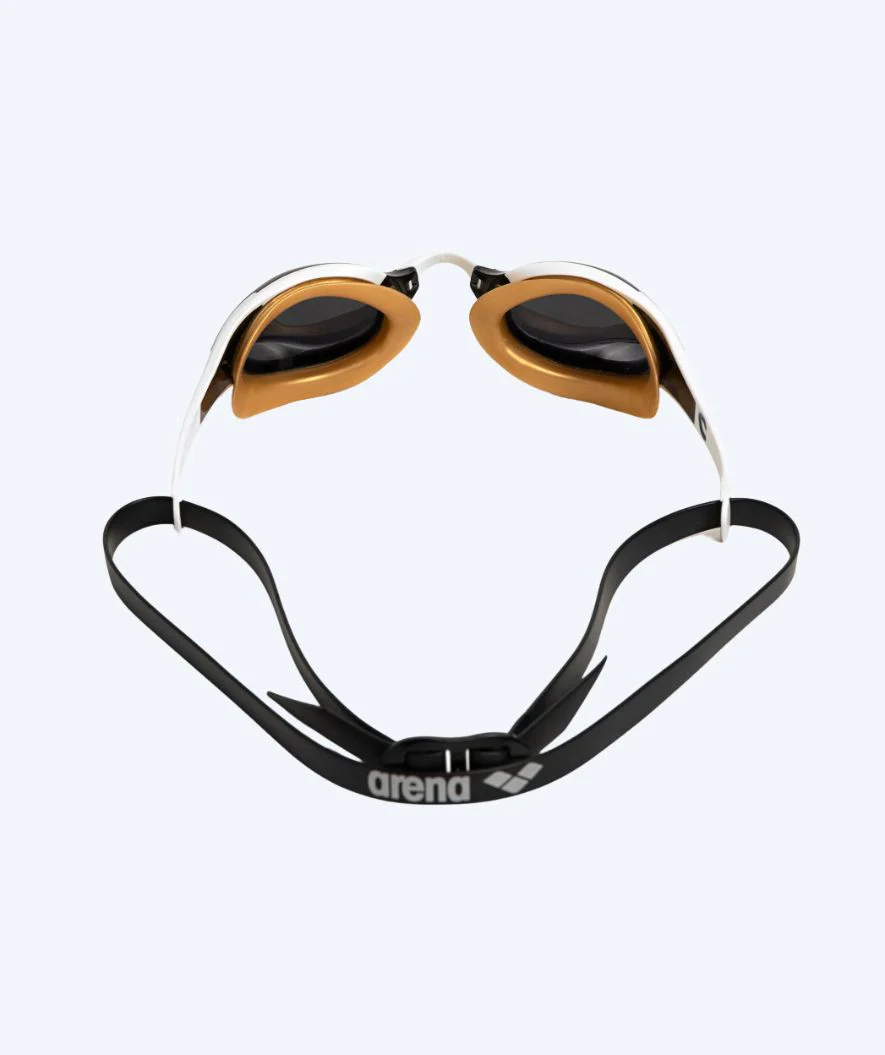 Arena swimming goggles - Cobra Edge SWIPE - White/gold (Smoke lens) - Image 4