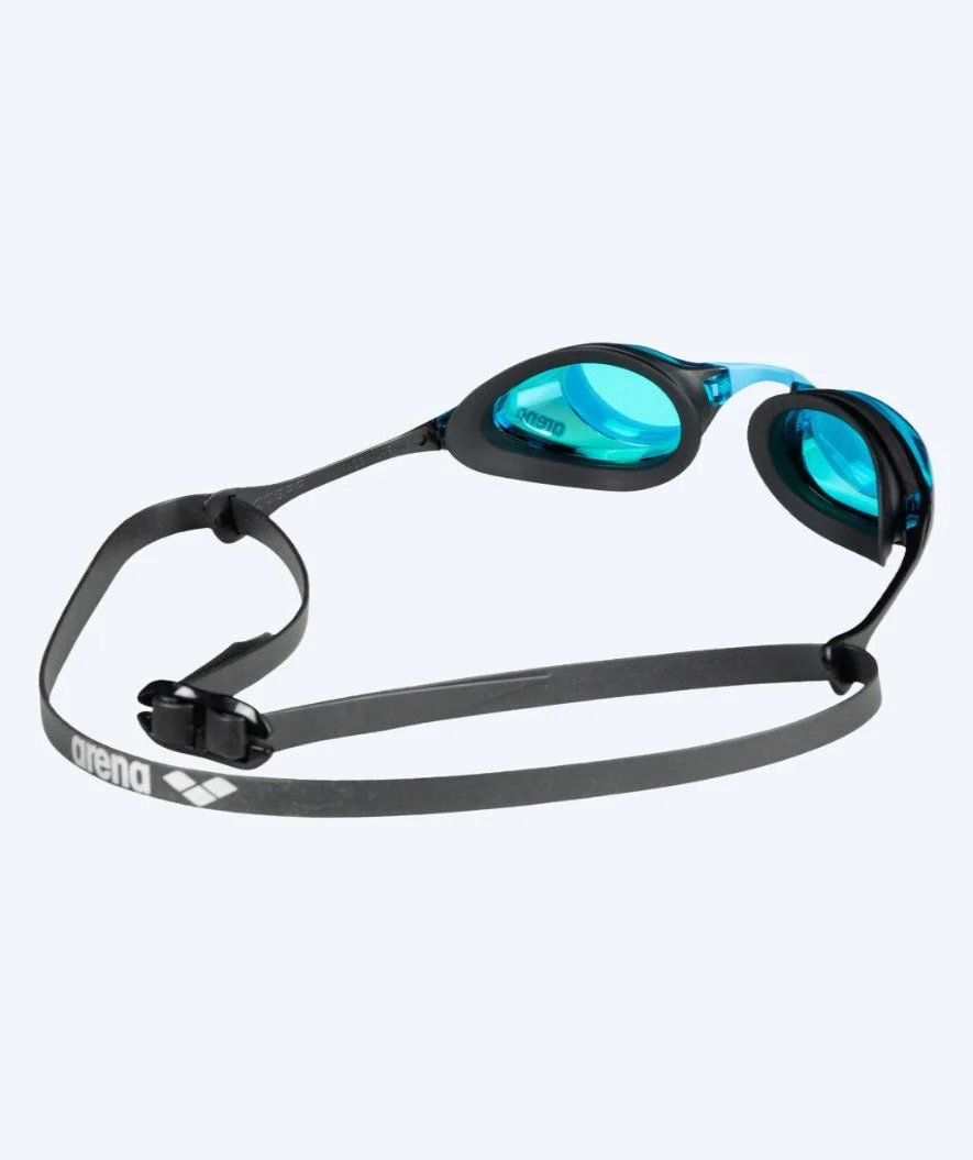 Arena swimming goggles - Cobra SWIPE Mirror - Black/aqua - Image 2