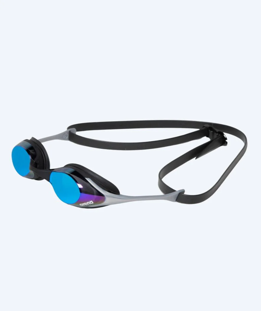 Arena swimming goggles - Cobra SWIPE Mirror - Black/blue