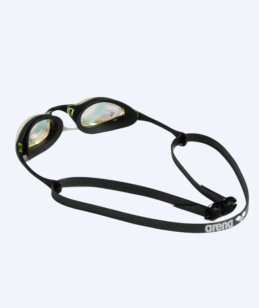 Arena swimming goggles - Cobra SWIPE Mirror - Black/yellow - Image 2