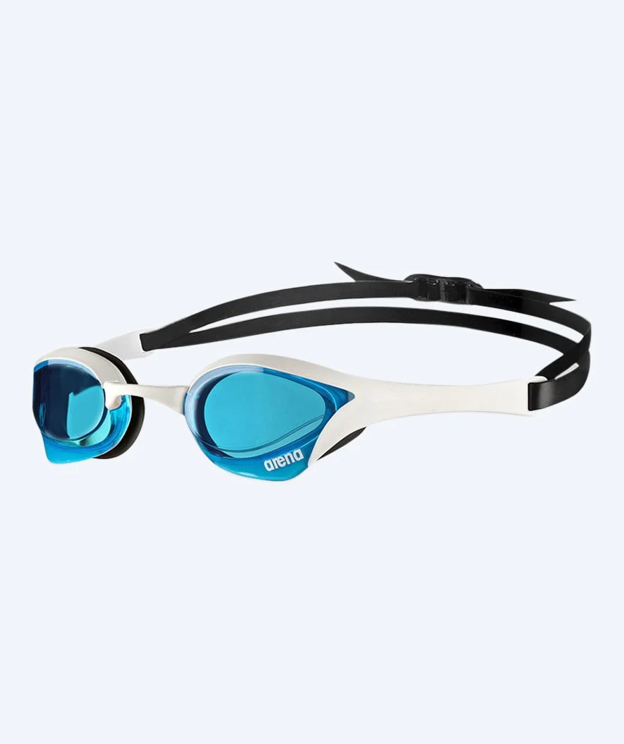 Arena swimming goggles - Cobra Ultra SWIPE - White/blue