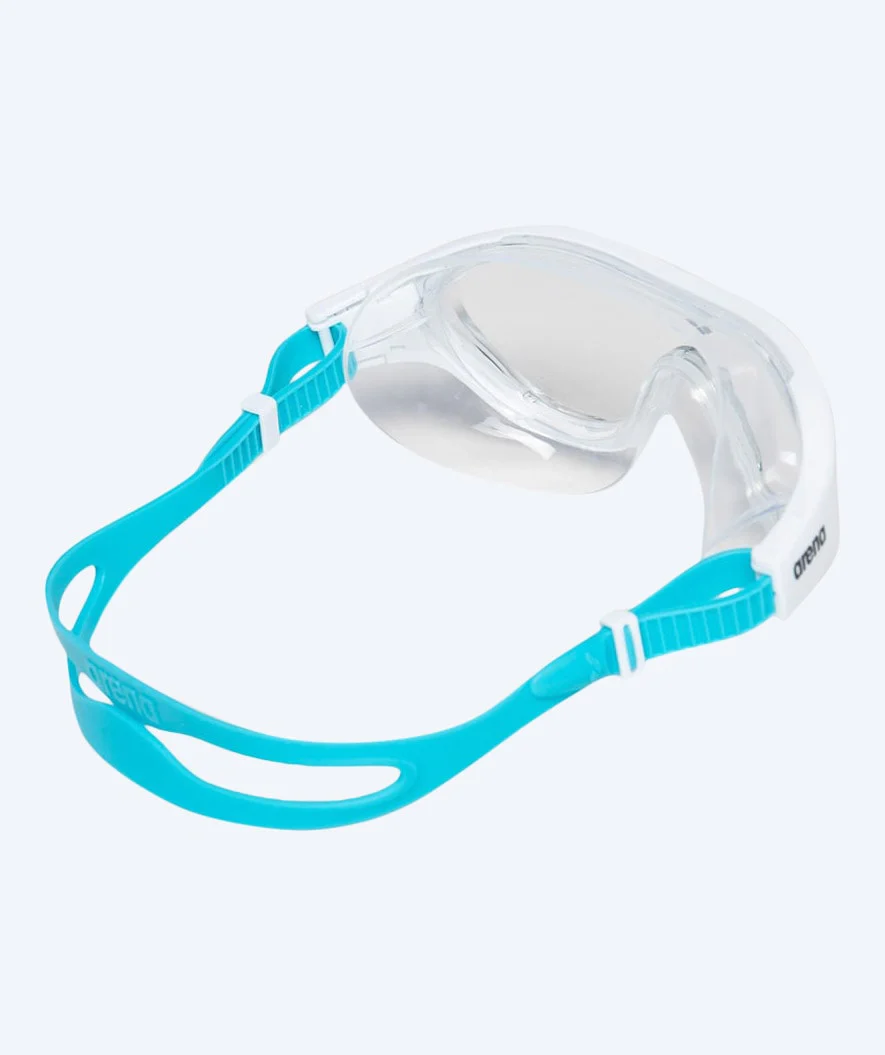 Arena swim mask for kids (6-12) - The One - Blue/white - Image 4