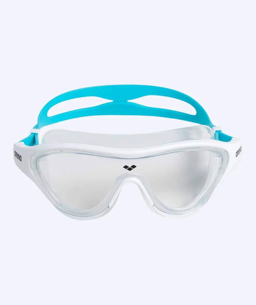Arena swim mask for kids (6-12) - The One - Blue/white - Image 6