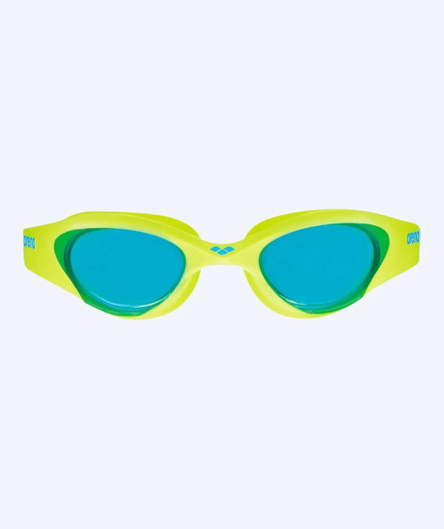 Arena swimming goggles for kids (6-12) - The One - Light blue/green