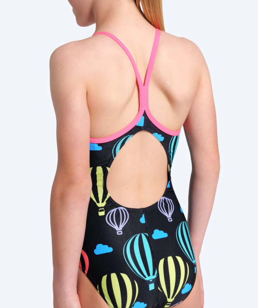 Arena swimsuit for girls - Balloons - Black/multi - Image 4