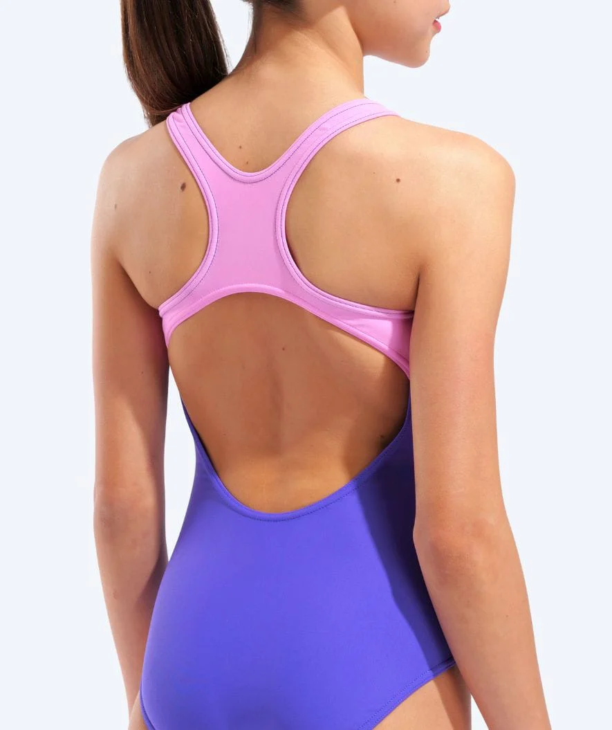 Arena swimsuit for girls - Kikko - Purple/pink - Image 5
