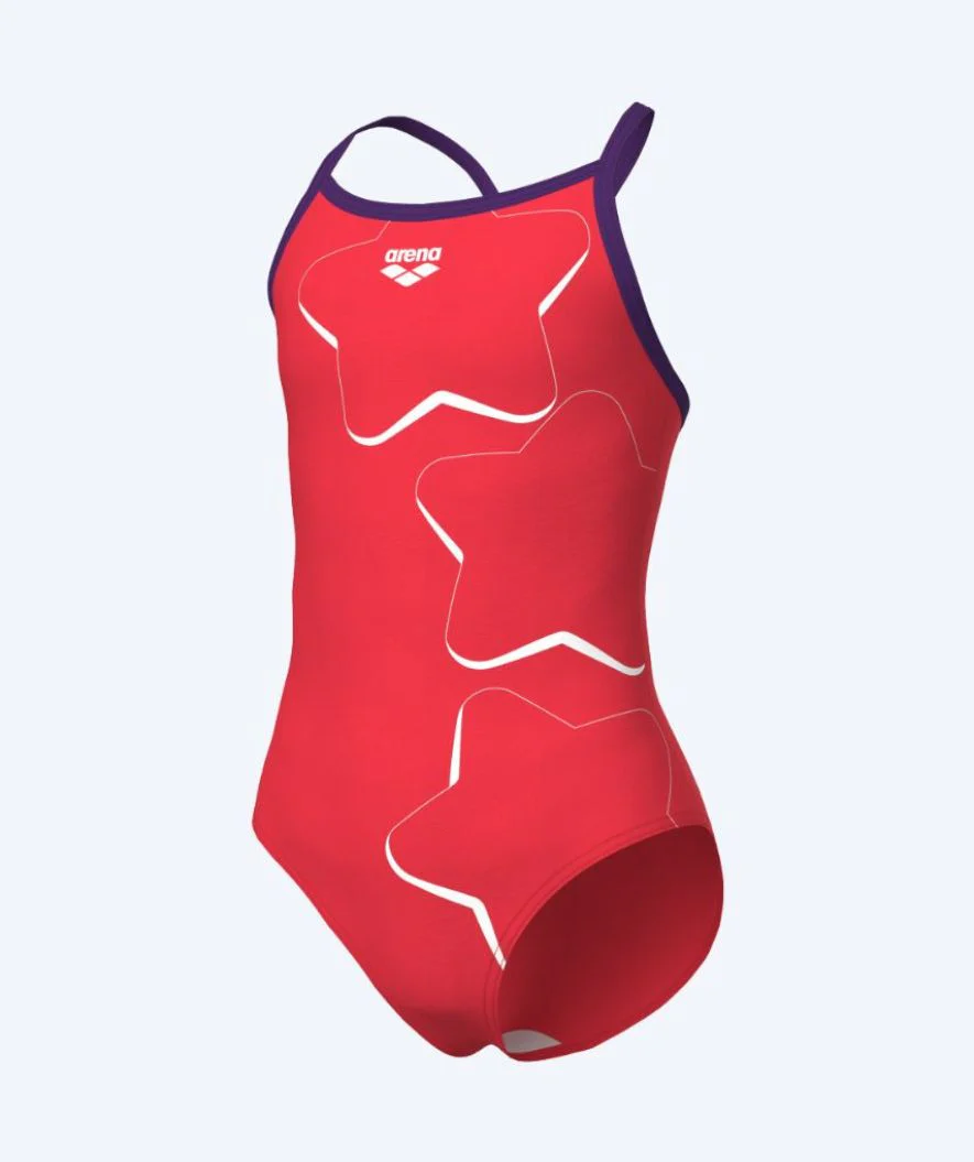 Arena swimsuit for girls - Pastime - Orange/purple - Image 6