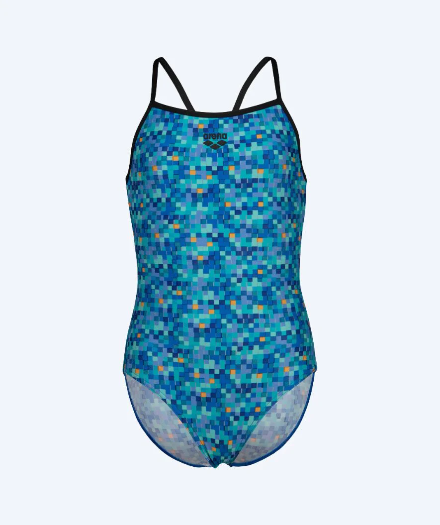 Arena swimsuit for girls - Pootiles Lightdrop L-Back - Blue - Image 7