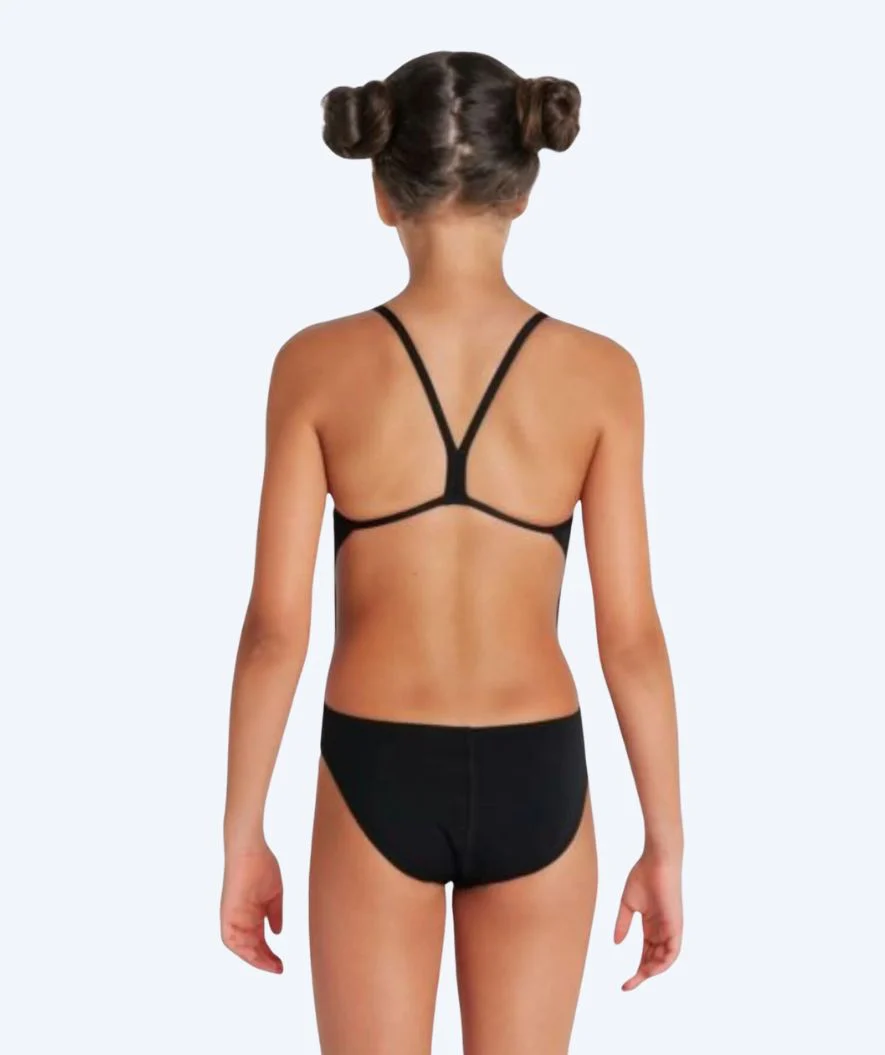 Arena swimsuit for girls - Team Challenge Solid - Black - Image 2