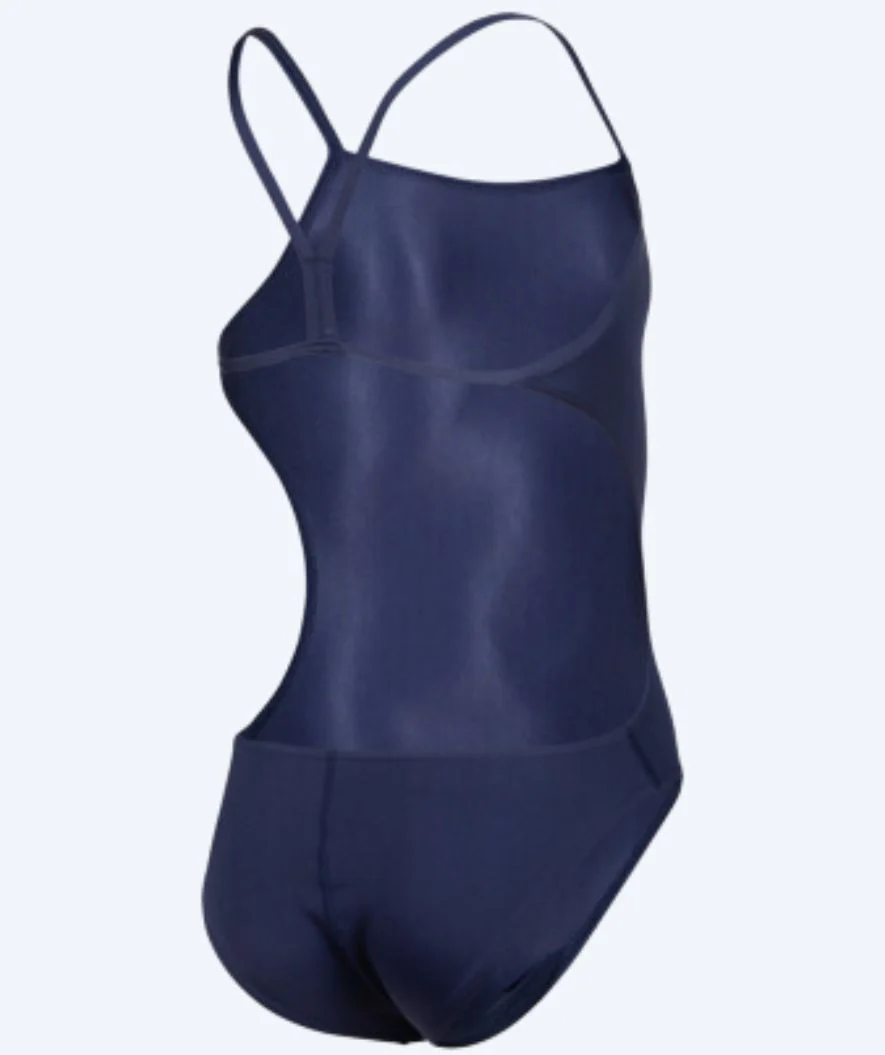 Arena swimsuit for girls - Team Challenge Solid - Dark blue - Image 6