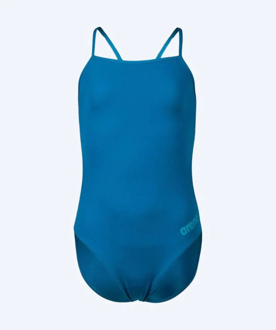 Arena swimsuit for girls - Team Challenge Solid - Light blue - Image 6