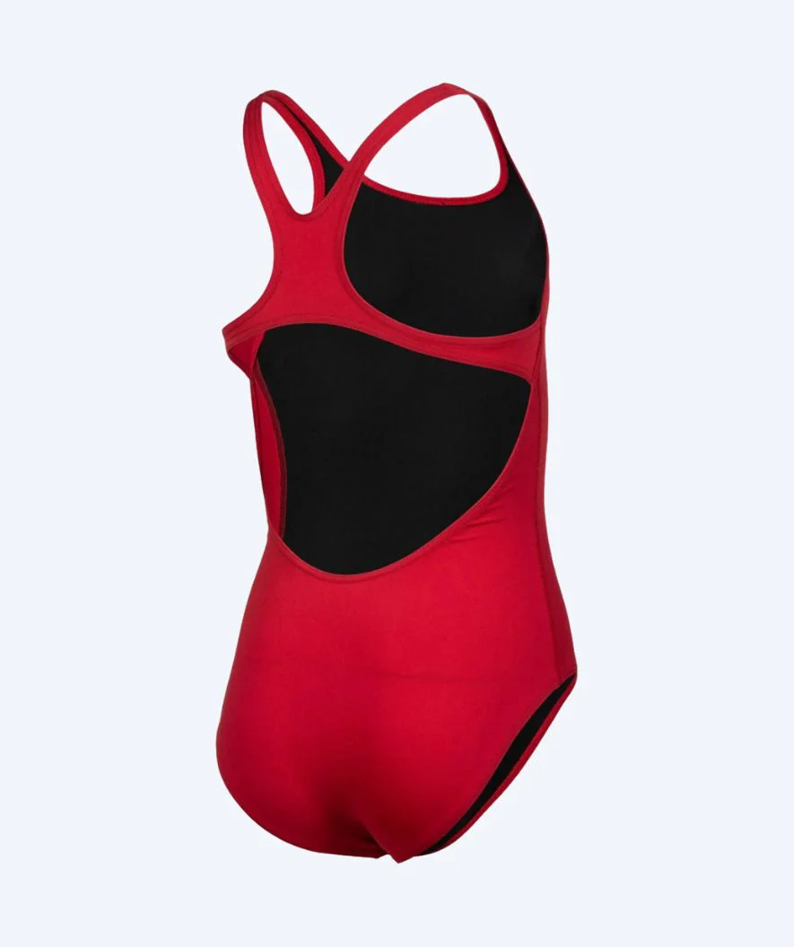 Arena swimsuit for girls - Team Swim Pro Solid - Red - Image 3