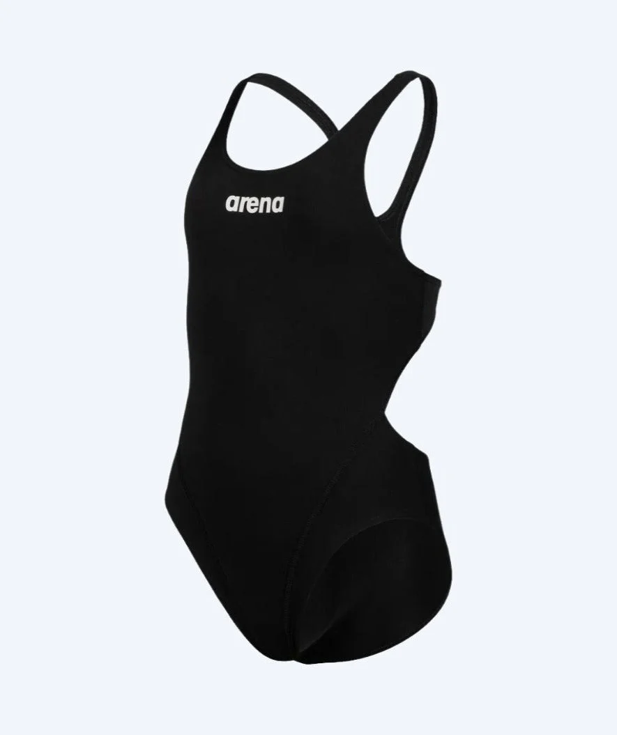 Arena swimsuit for girls - Team Swim Tech Solid - Black - Image 6