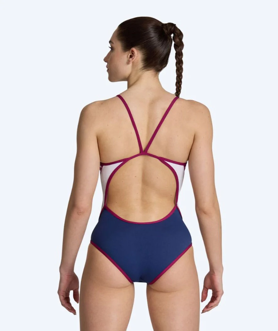 Arena swimsuit for women - Icons Super Fly - Blue/red - Image 2