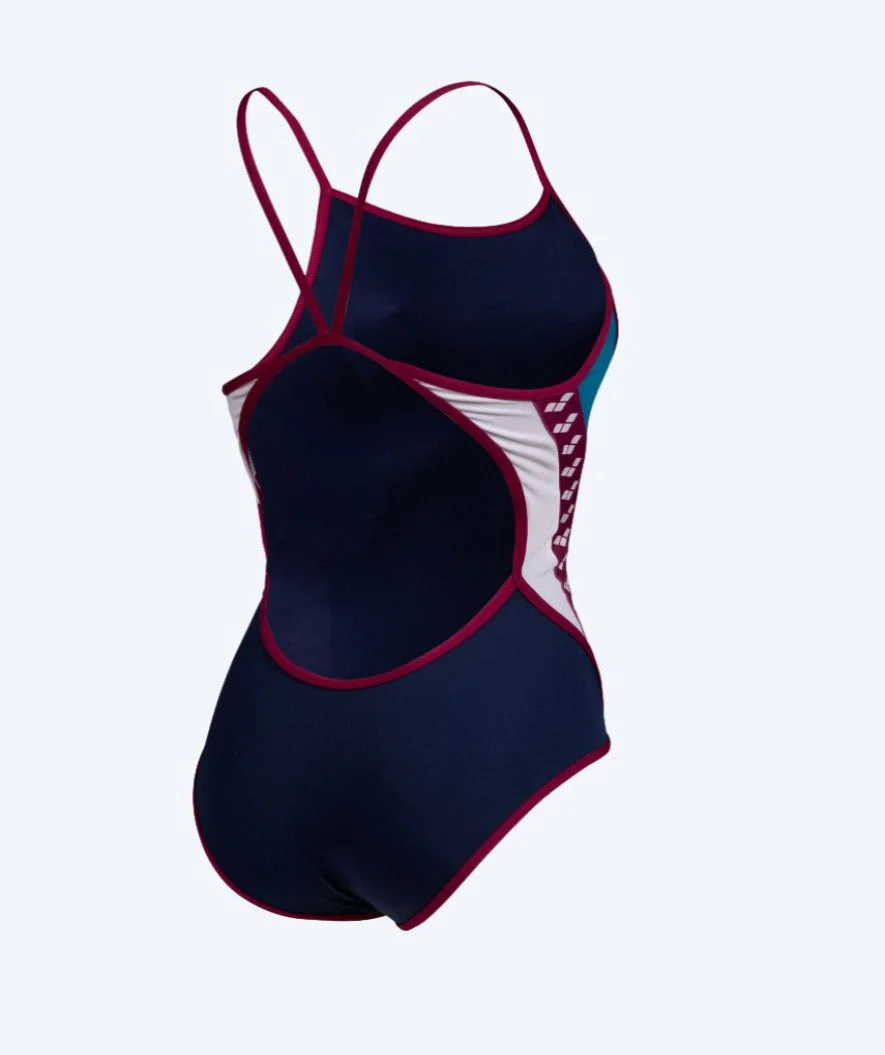 Arena swimsuit for women - Icons Super Fly - Blue/red - Image 6
