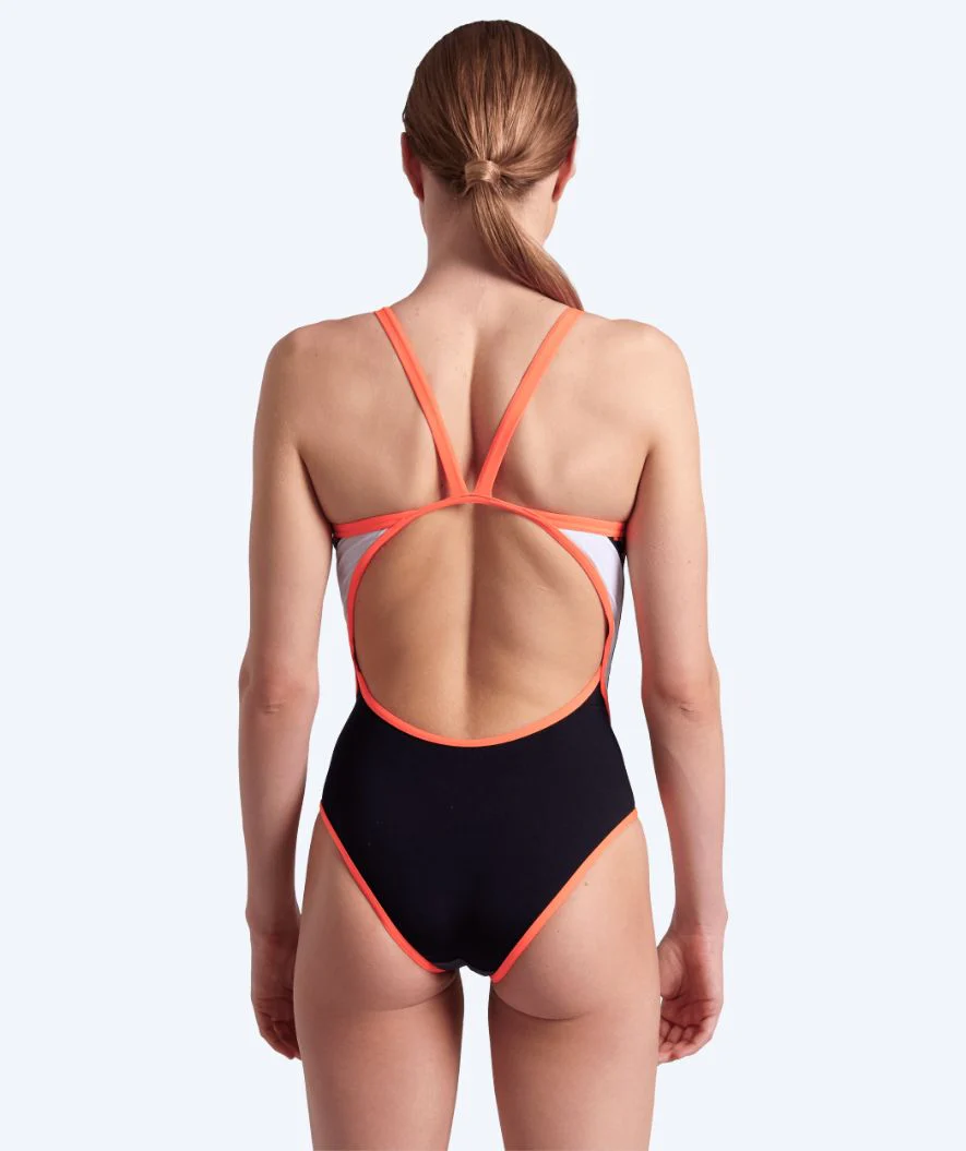 Arena swimsuit for women - Icons Super Fly - Black/orange - Image 2