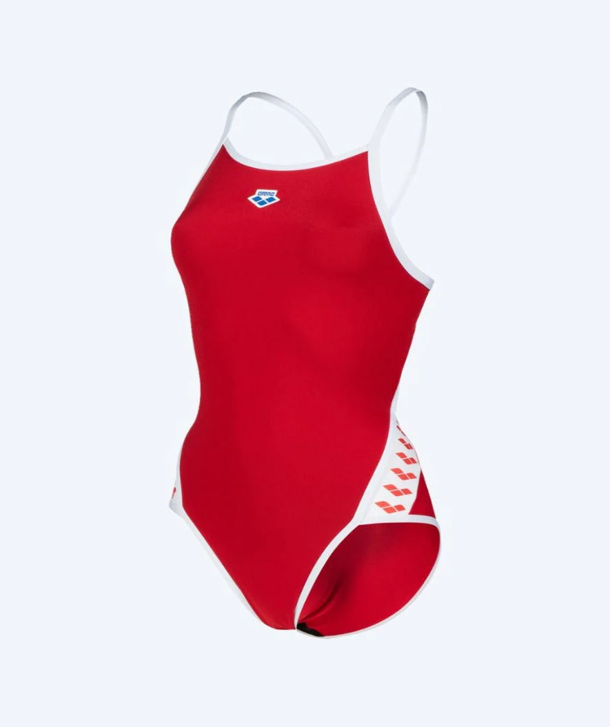 Arena swimsuit for women - Icons Super Fly - Red/white - Image 5