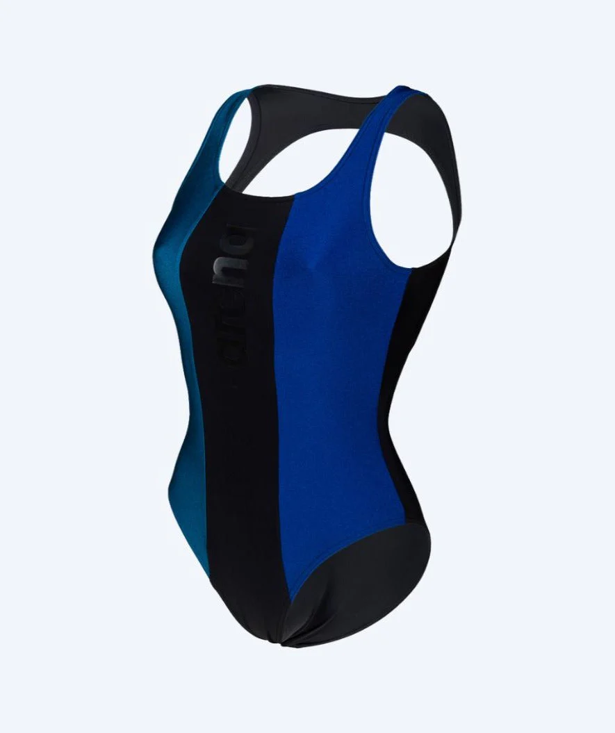 Arena swimsuit for women - Just O-Back - Black/blue - Image 5
