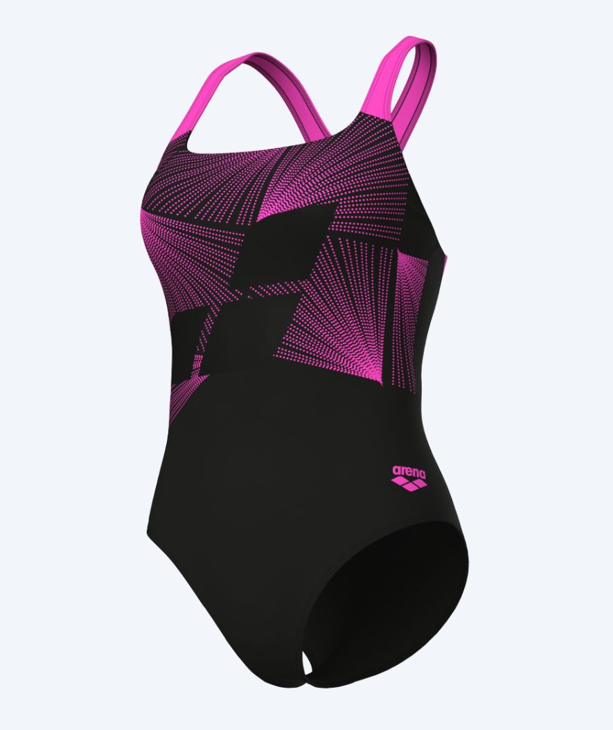 Arena swimsuit for women - Lights - Black/pink - Image 6