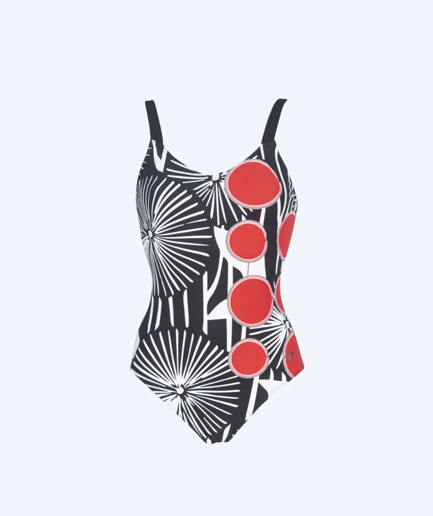 Arena swimsuit for women - Nori Wing - Black/red - Image 5