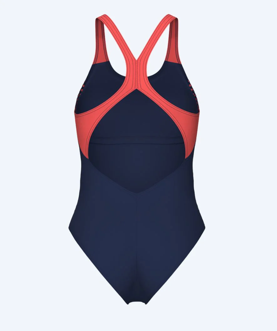 Arena swimsuit for women - Openings - Dark blue/red - Image 6