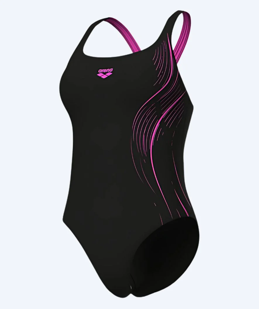 Arena swimsuit for women - Scratch Control Pro - Black/pink - Image 5