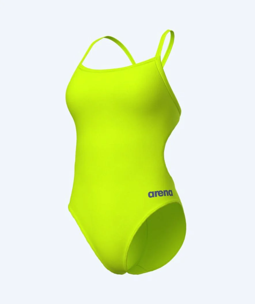 Arena swimsuit for women - Team Challenge Solid - Yellow - Image 6