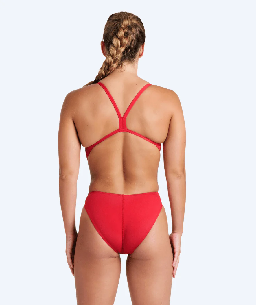 Arena swimsuit for women - Team Challenge Solid - Red - Image 2