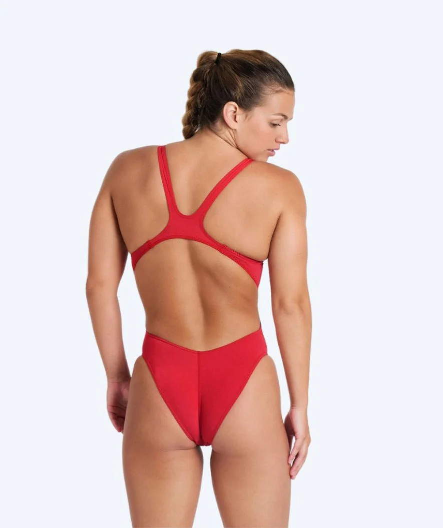 Arena swimsuit for women - Team Swim Tech Solid - Red - Image 2