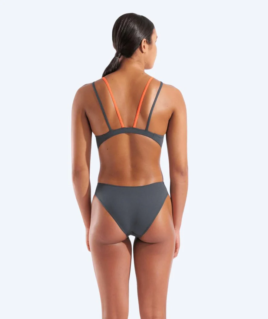 Arena swimsuit for women - Tech Multi Solid - Grey/orange - Image 2