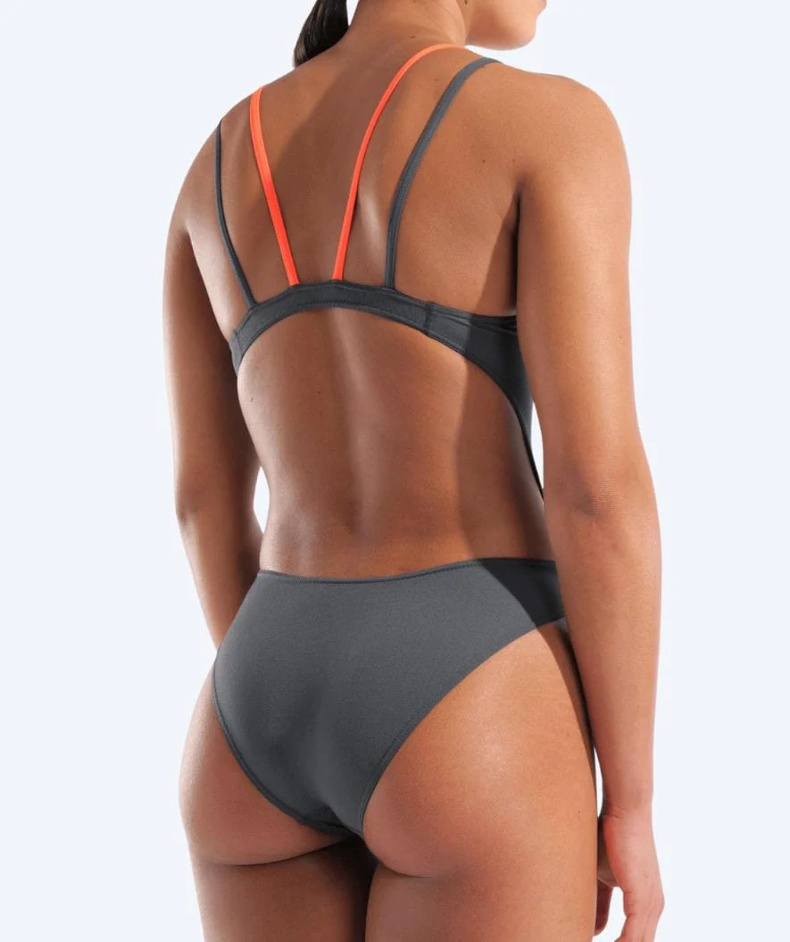Arena swimsuit for women - Tech Multi Solid - Grey/orange - Image 5