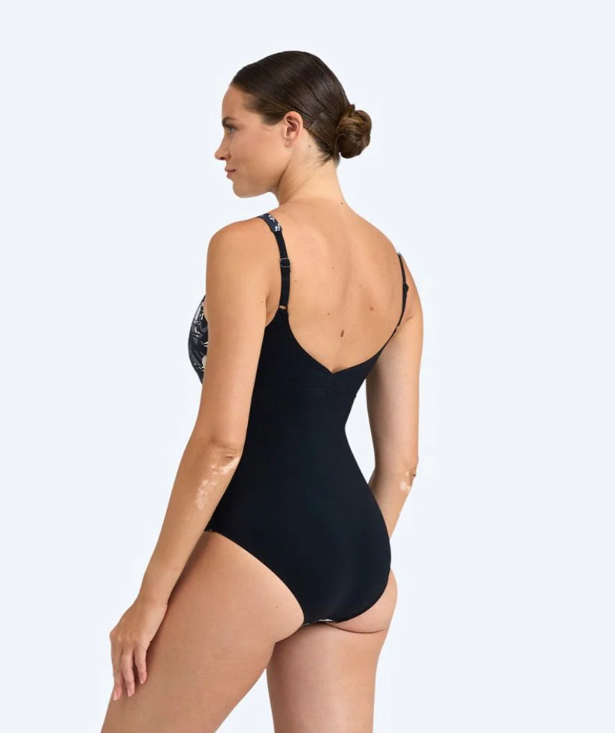 Arena swimsuit with inserts for women - Francy - Black/white - Image 2