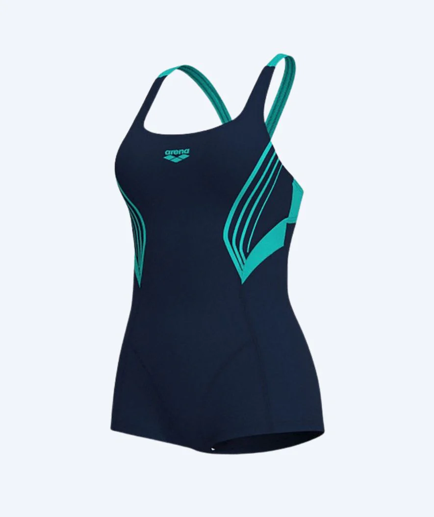 Arena swimsuit with skirt for women - Kaori - Dark blue/light blue - Image 6