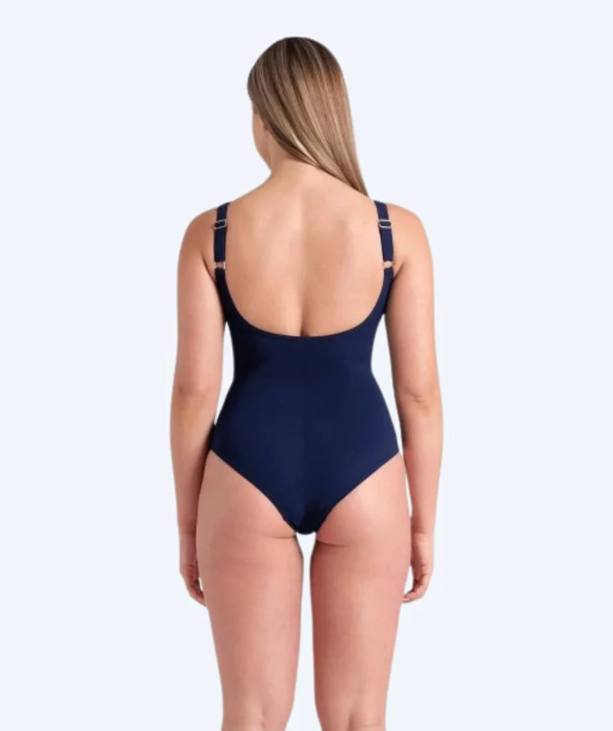 Arena swimsuit with inserts for women - Amelia - Dark blue/white - Image 2