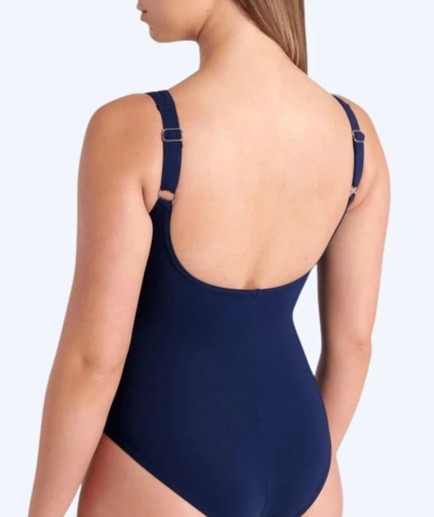 Arena swimsuit with inserts for women - Amelia - Dark blue/white - Image 4