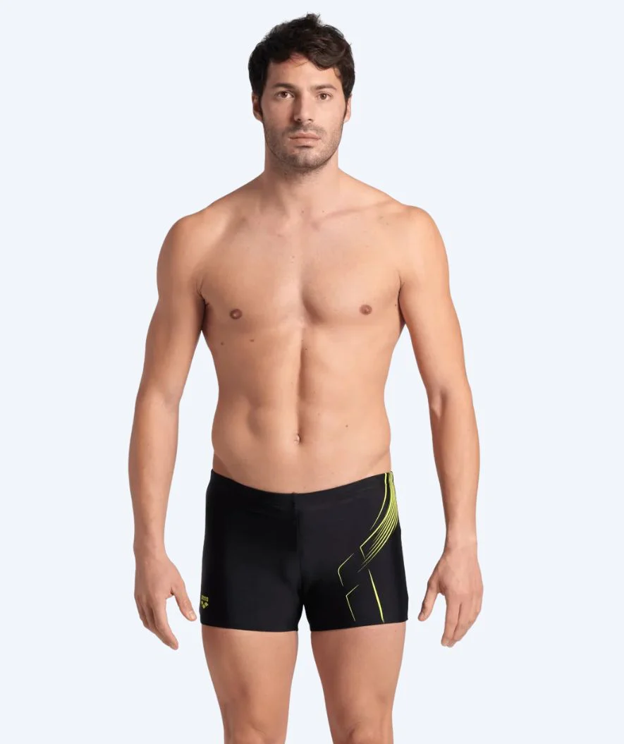 Arena aquashorts for men - Dive - Black/yellow